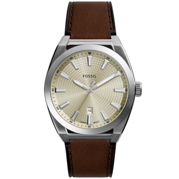 Fossil watch in silver