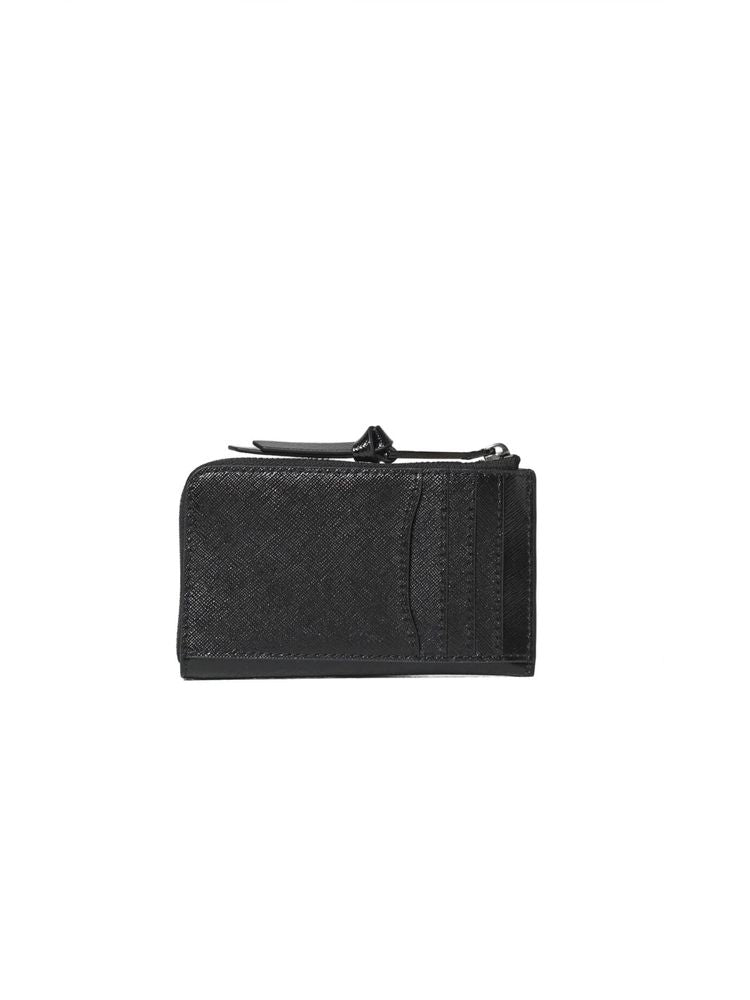 Marc Jacobs Split cow leather with polyurethane coating wallet in black
