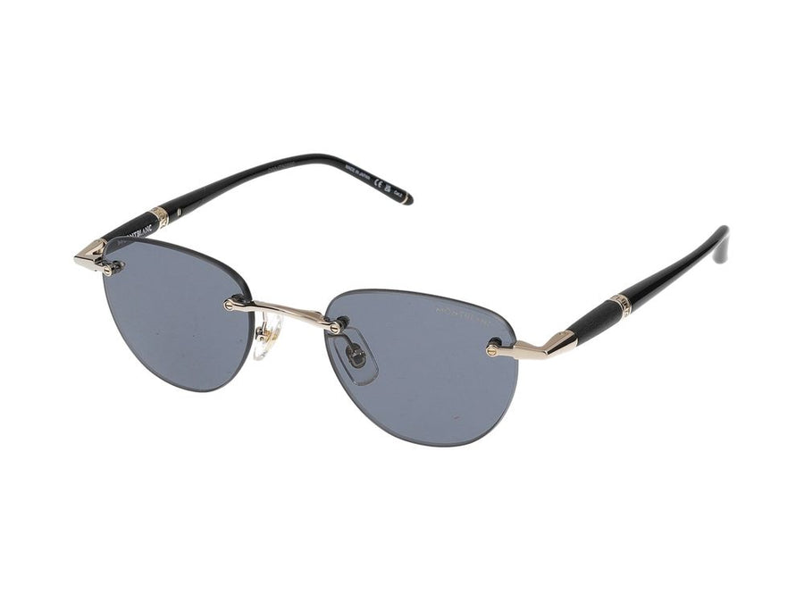Montblanc MB0412S Metal sunglasses in gold