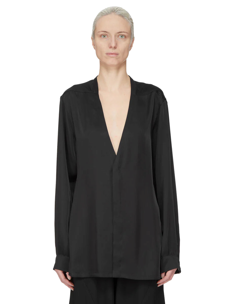 Rick Owens Silk shirt in black