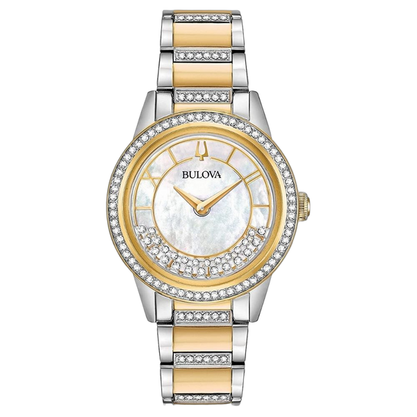 Bulova watch in gold