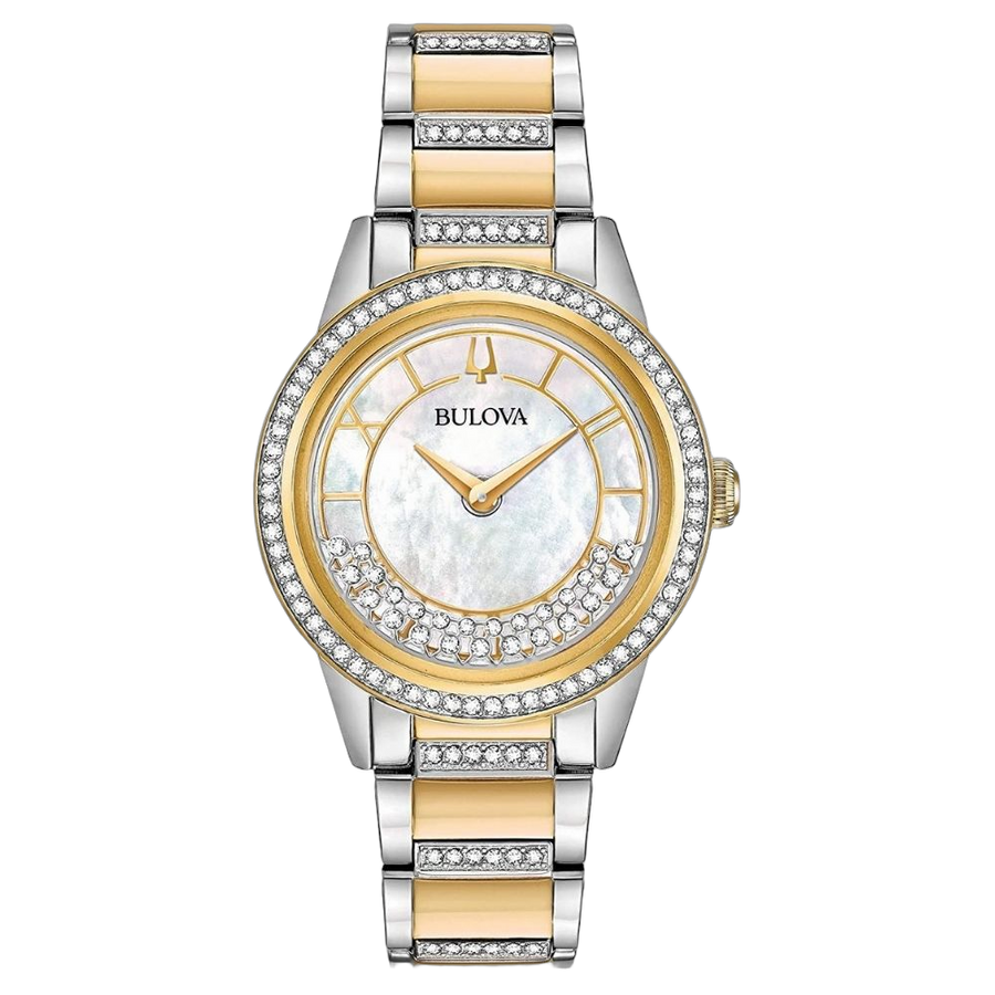 Bulova watch in gold