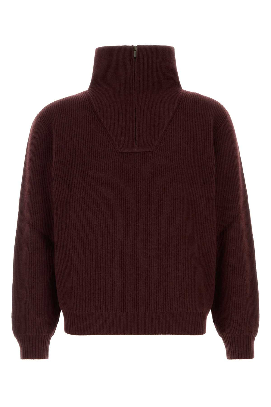 Burgundy Wool Sweater Bordeaux Exterior: Maglie