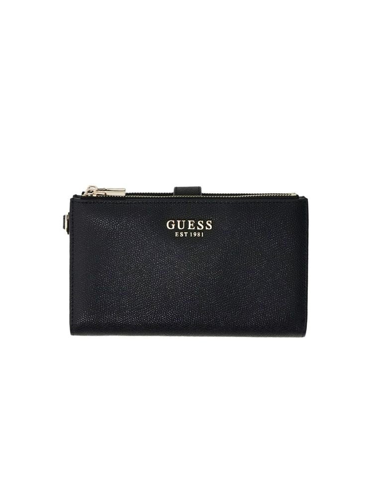 Guess Wallet Black Polyurethane Bags /