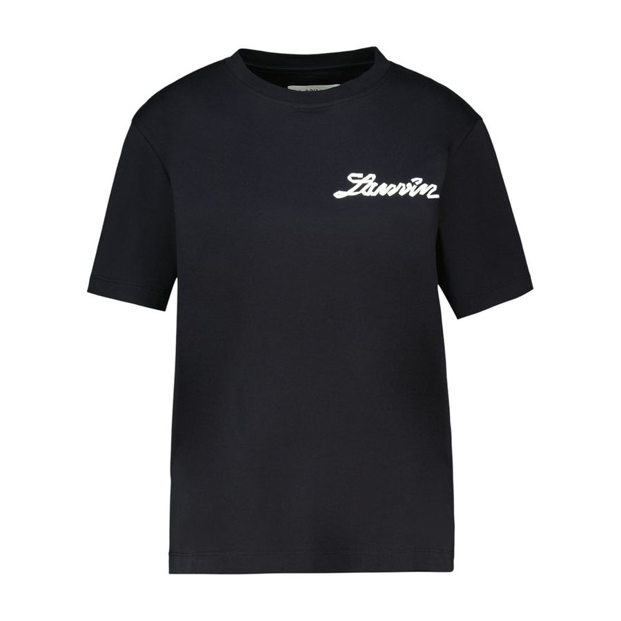 Small Logo T-Shirt - Lanvin Cotton Black Ready-to-wear / T-shirts