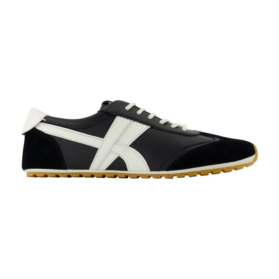 Tory Burch Calfskin sneaker in black