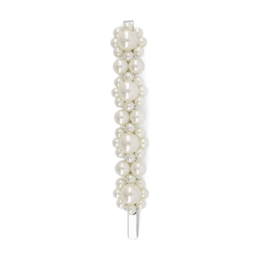 Simone Rocha Synthetic pearls hair clip in white