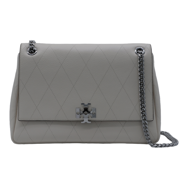 Tory Burch Leather shoulder bag in gray