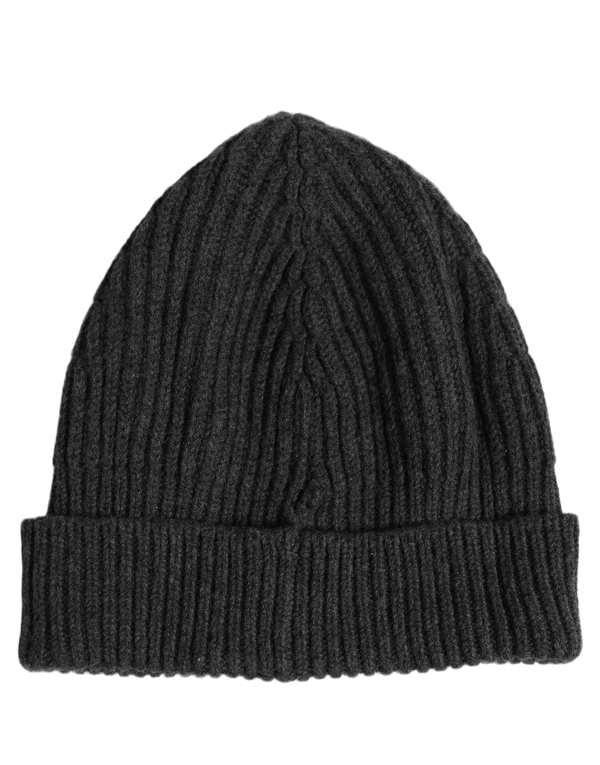 Dolce & Gabbana HAT10023 100% Virgin Wool beanie in gray