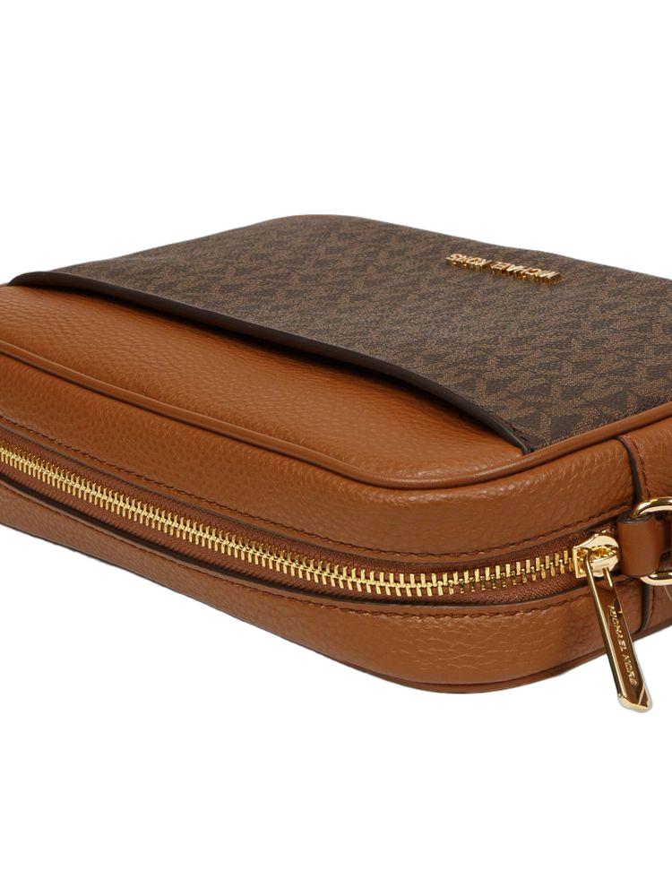 Michael Kors Polyvinyl chloride crossbody bag in brown