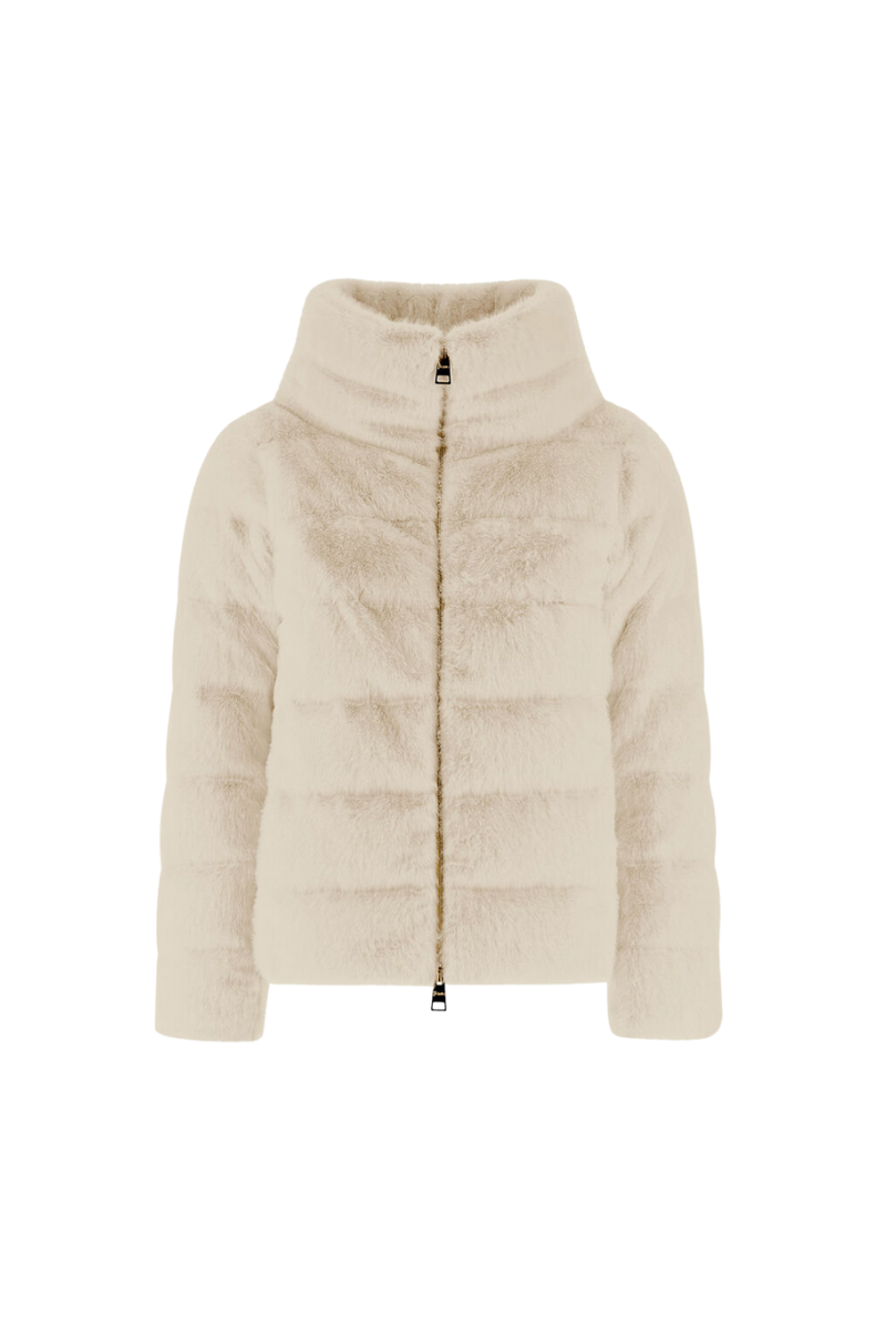 Herno 100% Polyester down jacket in white