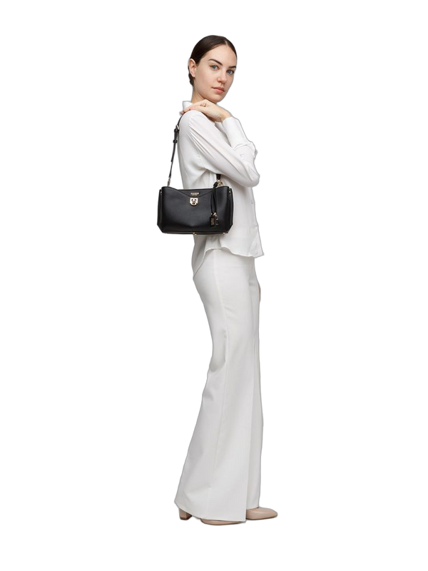 Guess 100% Polyurethane shoulder bag in black