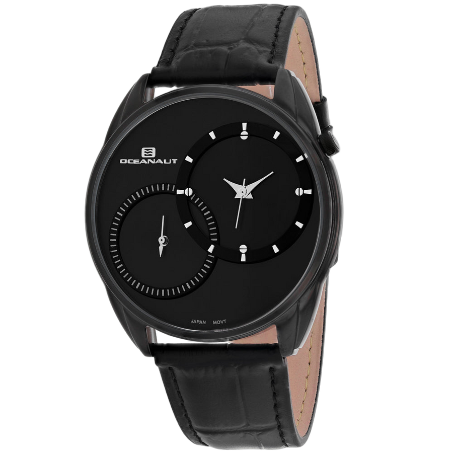 Oceanaut Stainless steel case watch in black