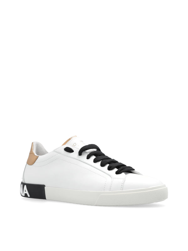 Dolce & Gabbana Leather sneakers in white