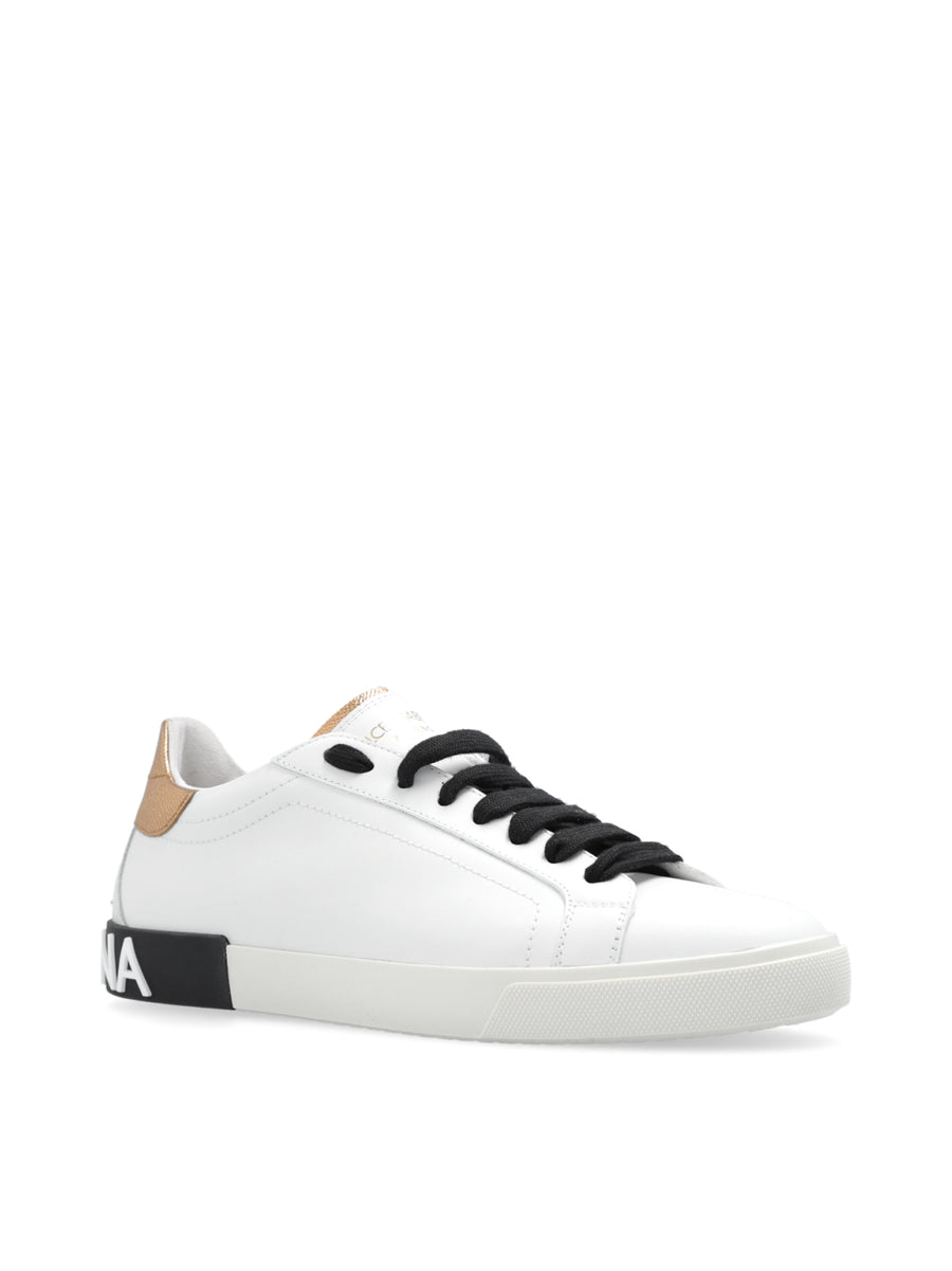 Dolce & Gabbana Leather sneakers in white