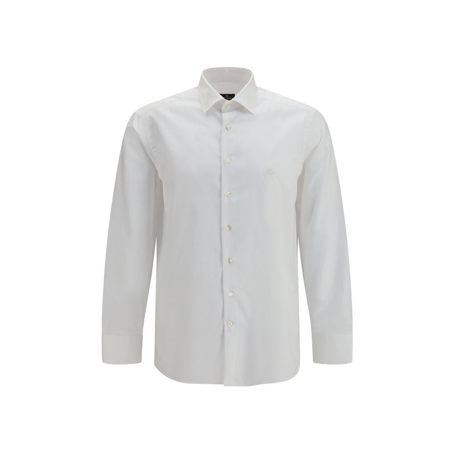 Etro 100% Cotton dress shirt in white