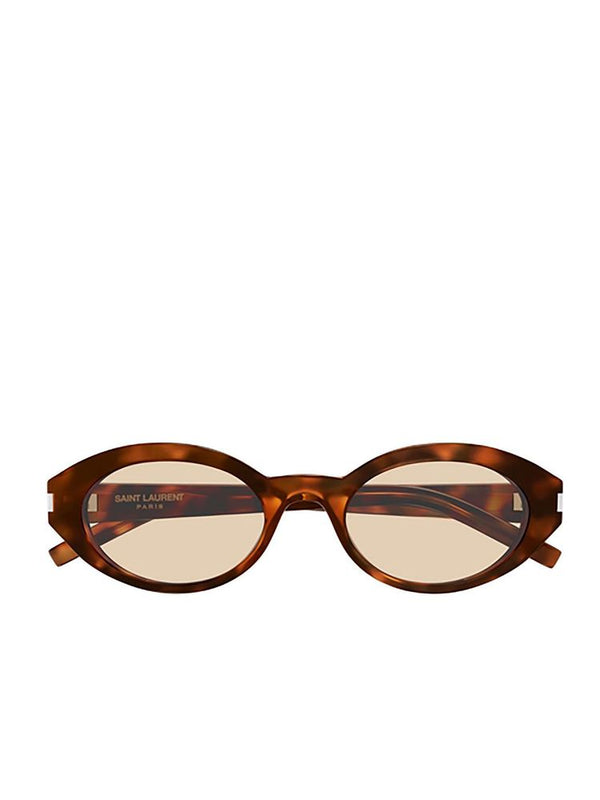 Saint Laurent SL Recycled acetate sunglasses in brown