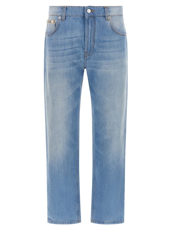 Moschino Pure cotton jeans in blue