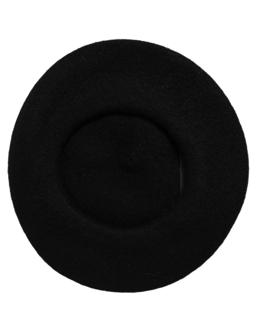 Dolce & Gabbana HAT10093 90% Wool beret in black