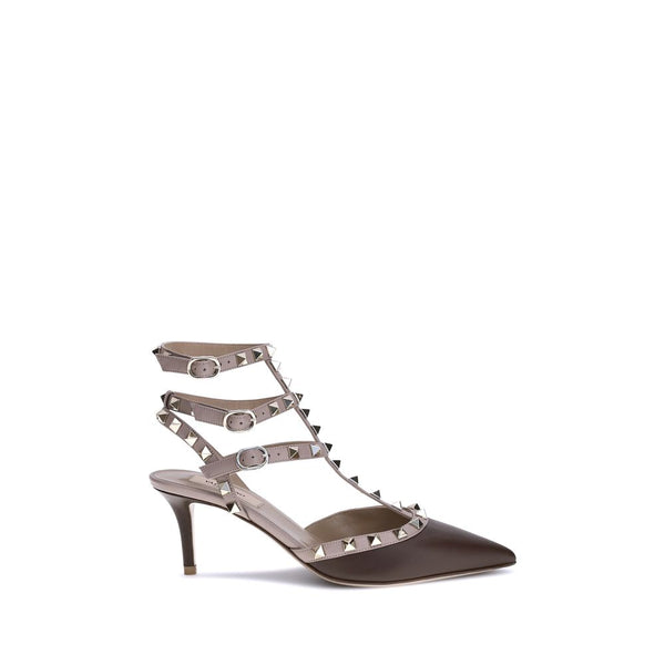 Valentino Garavani 100% Calf Leather Bos Taurus pump in brown
