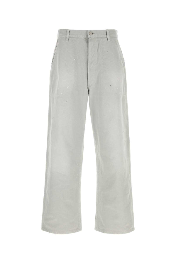 Maison Margiela Pockets 100% Cotton trousers in gray