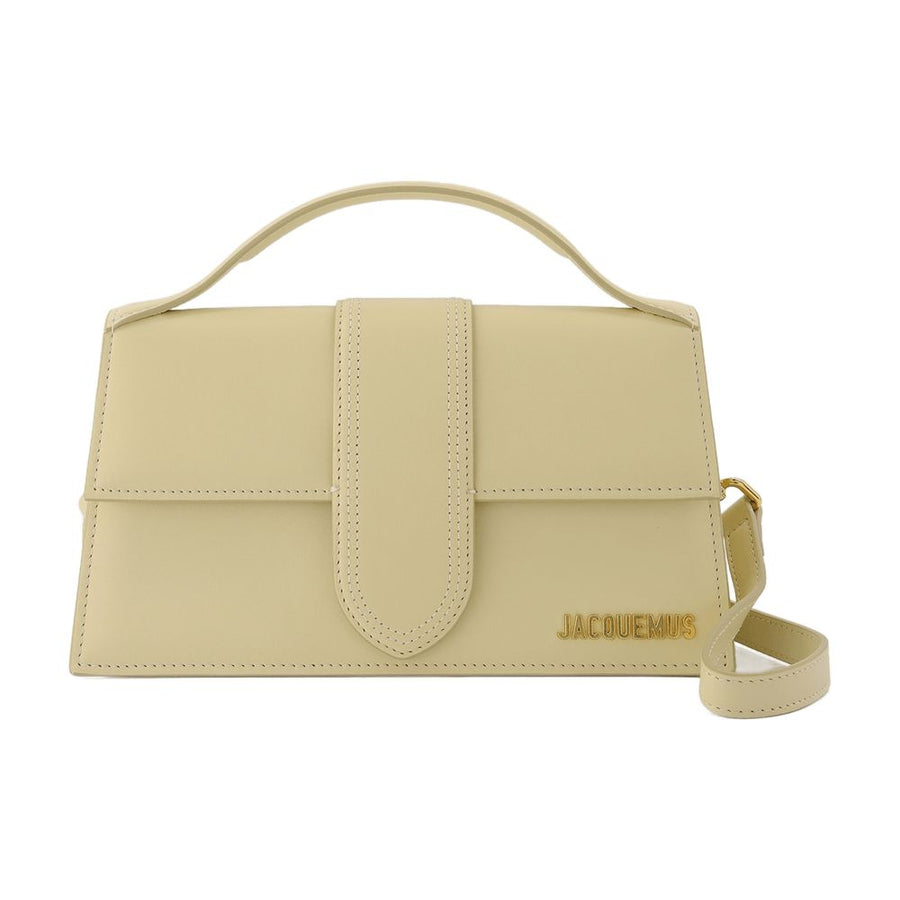 Le Grand Bambino Bag - Jacquemus Leather Beige Calfskin / Handbags-purses