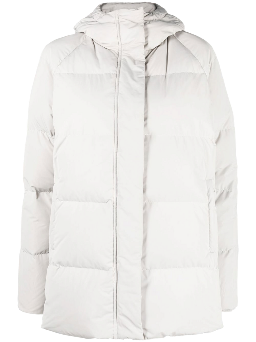 Aspesi Outer: Polyester 100% quilted coat in white