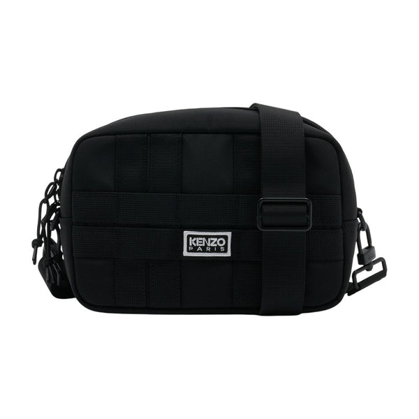 Kenzo Nylon crossbody bag in black