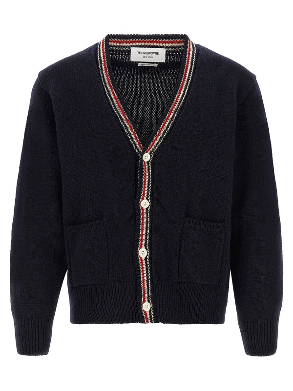 Thom Browne 70% Wool cardigan in navy