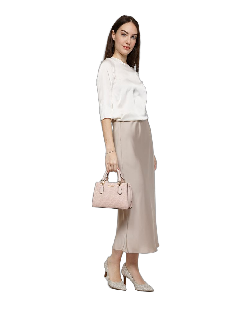 Michael Kors 100% Polyvinyl Chloride crossbody bag in beige