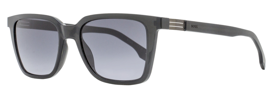 Boss Rectangular Sunglasses B1574s Kb79o Transparent Gray 53mm