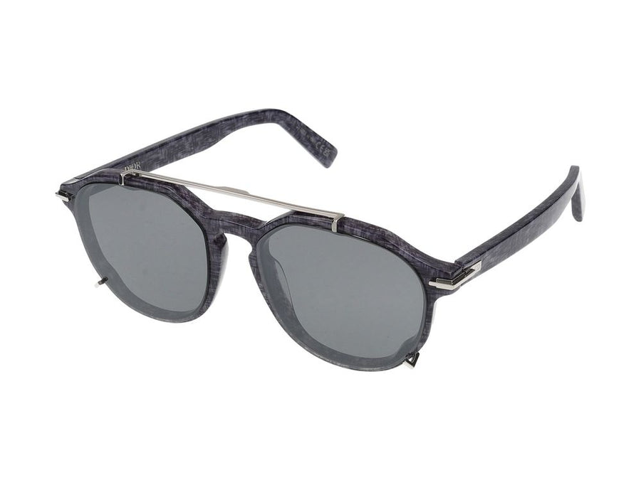 Dior Man DIORBLACKSUIT Acetate and metal sunglasses in charcoal