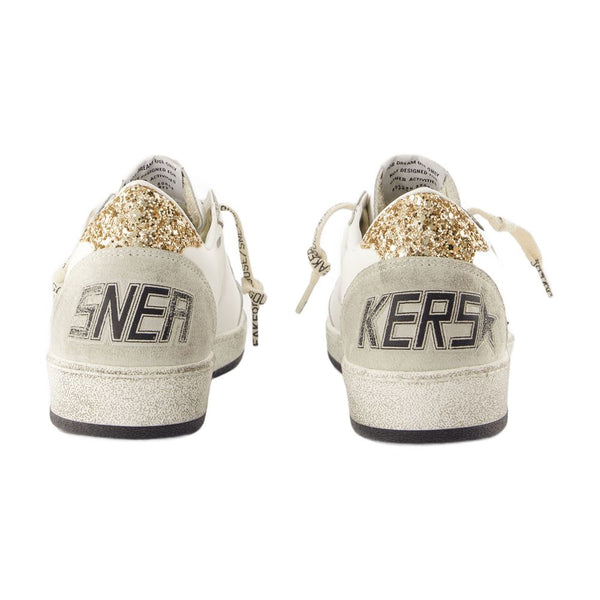Golden Goose Deluxe Brand calfskin sneakers in white