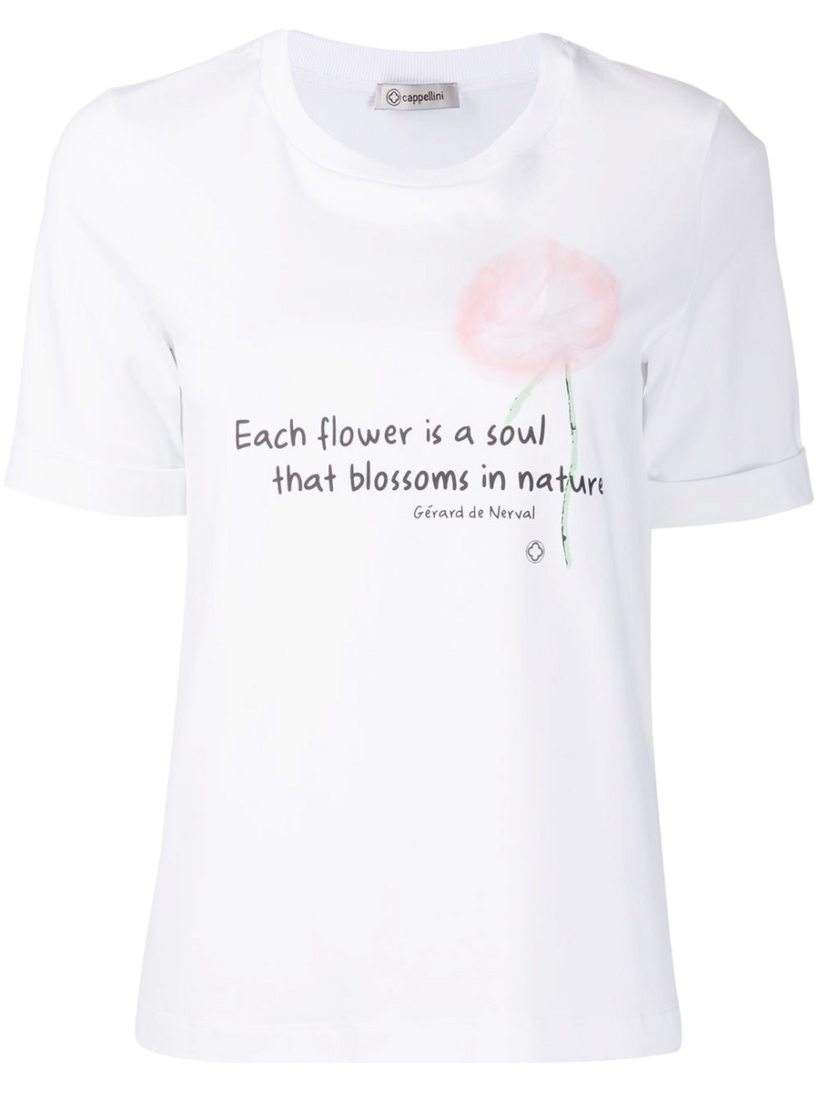 Peserico Cotton blend t-shirt in white