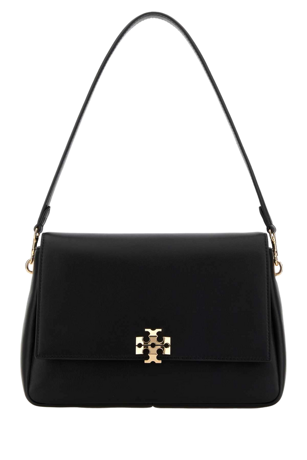Black Leather Charlie Shoulder Bag Borse A Mano