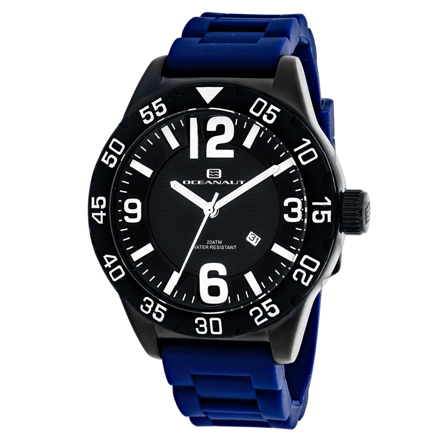 Oceanaut Stainless steel case watch in black