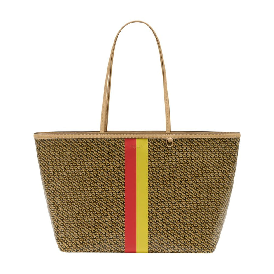Tory Burch Cotton tote bag in beige