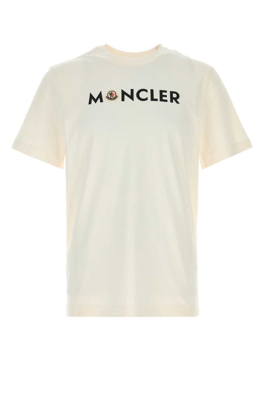 Moncler 100% Cotton t-shirt in white