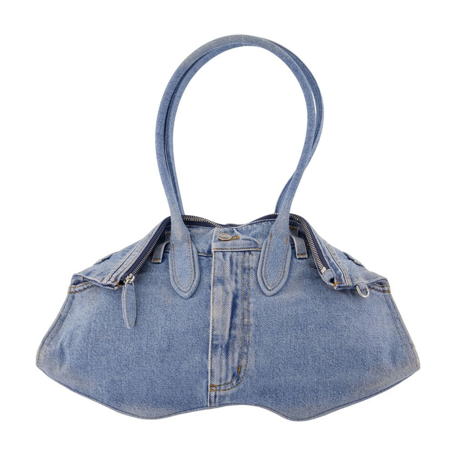 Manta Shoulder Bag - Alexander Mcqueen Denim Blue / Shoulder-hobo-bags