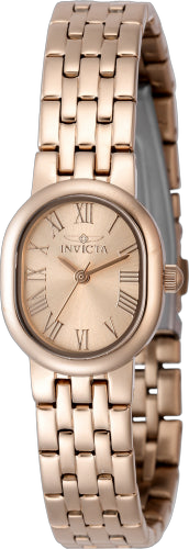 Invicta watch in rose gold