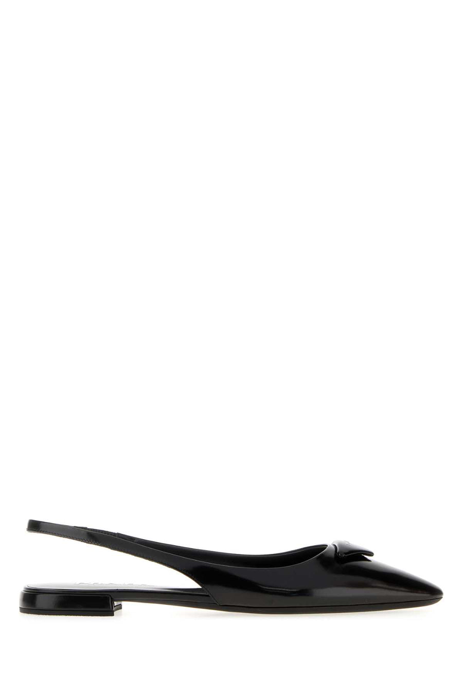 Prada Exterior: 100% Leather flat in black