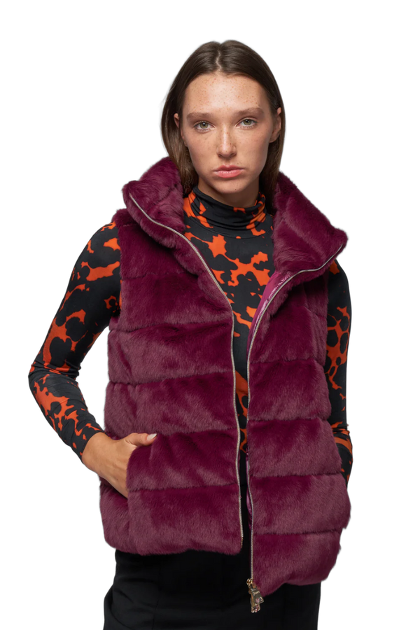 Herno vest in purple