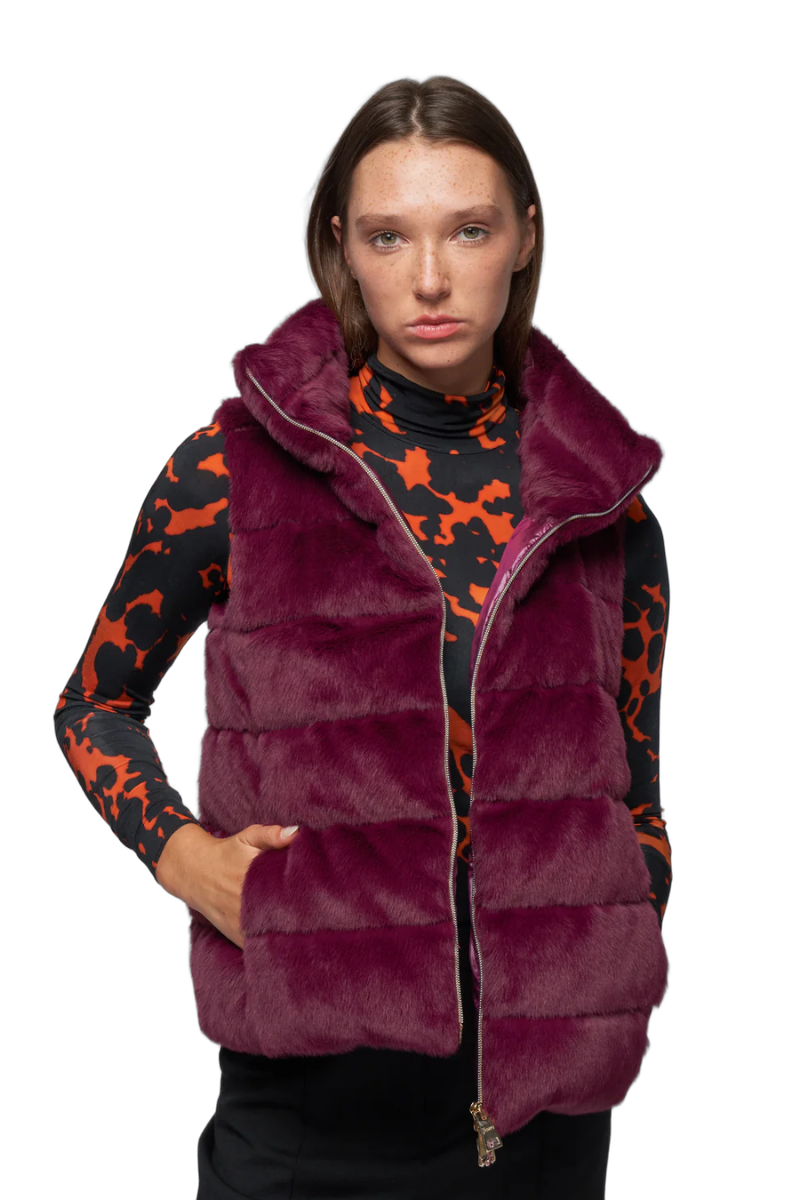 Herno vest in purple