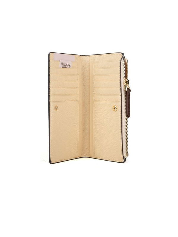 Coccinelle 100% Cowhide; Lining: 100% Polyester wallet in beige