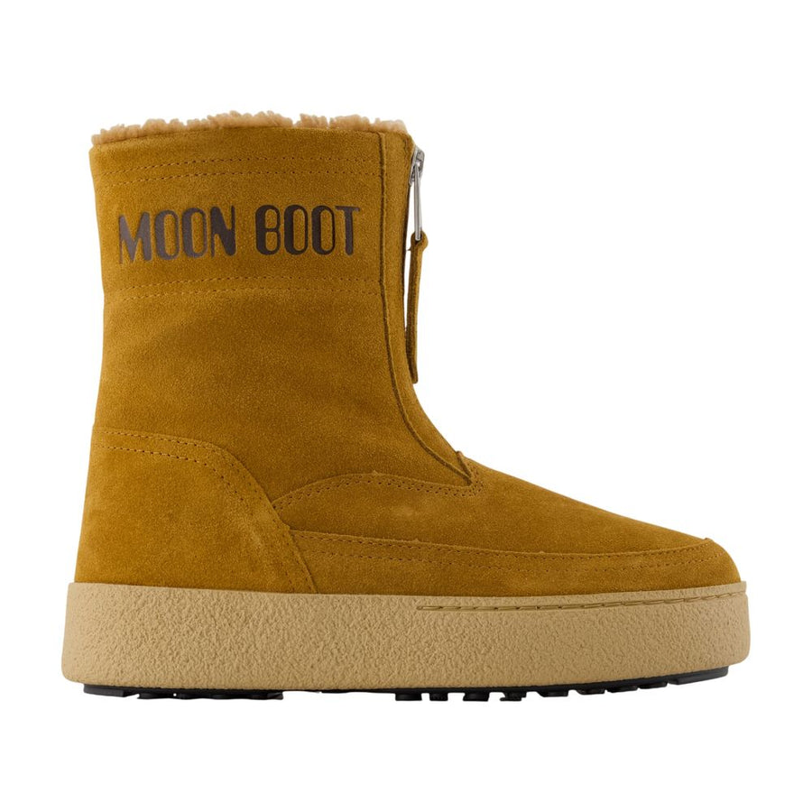 Moon Boot Calfskin ankle boot in brown
