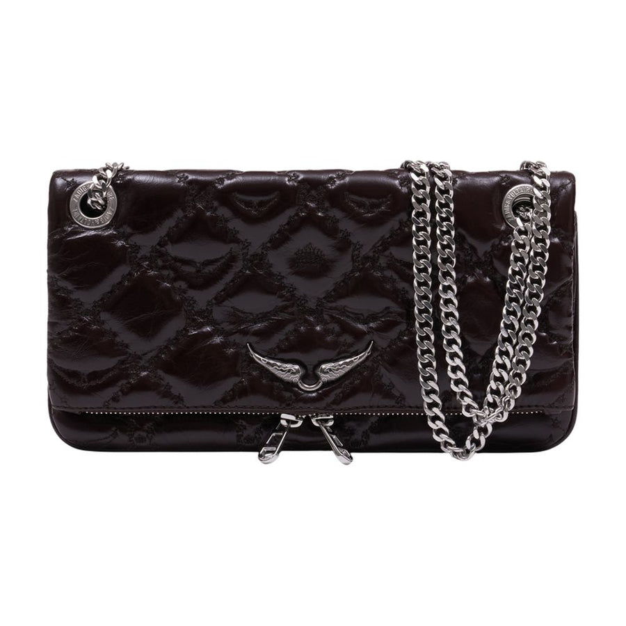 Zadig & Voltaire calfskin crossbody bag in brown