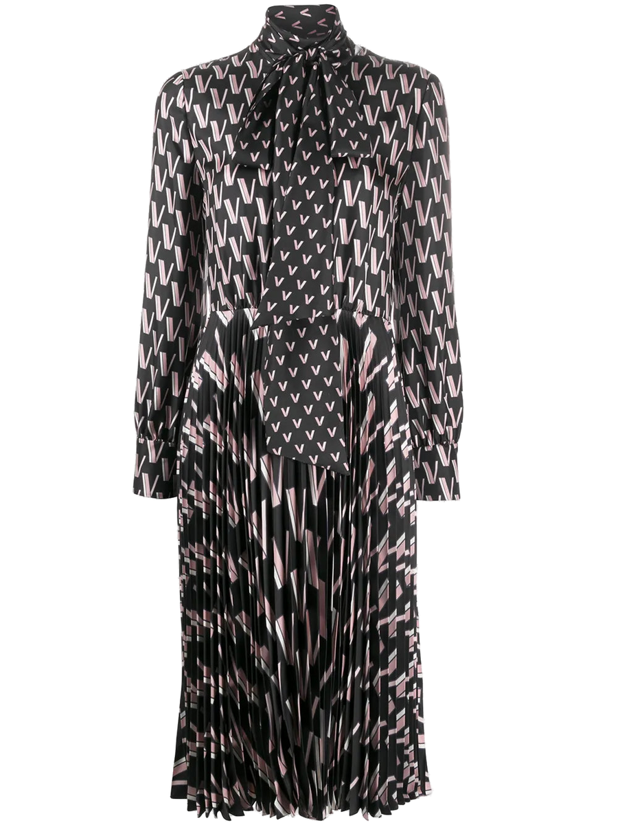 Valentino Silk dress in black