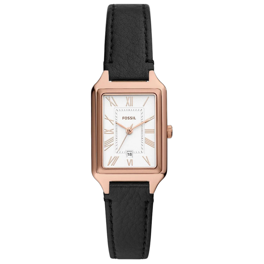 Fossil watch in rose gold