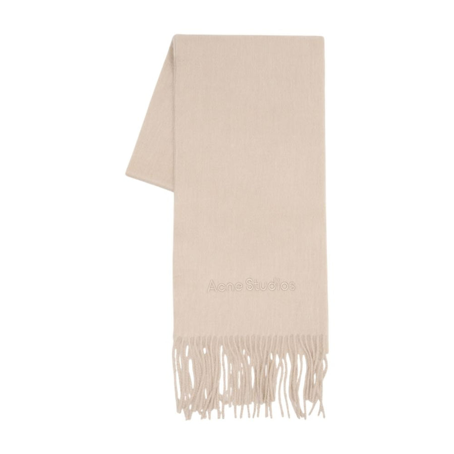 Acne Studios Wool scarf in beige
