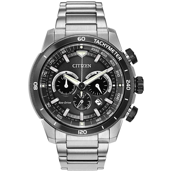 Citizen Stainless steel case watch in black